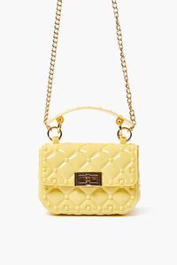 Quilted Vinyl Chain Crossbody Bag | Forever 21 | Forever 21 (US)