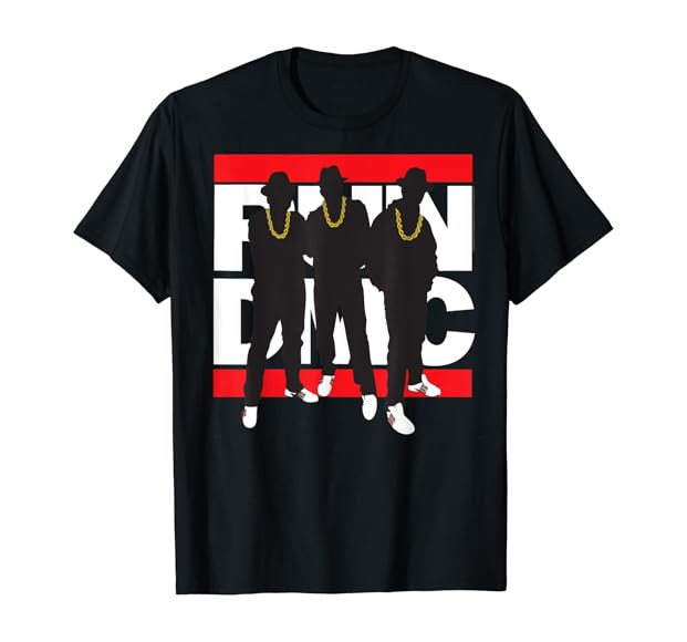 Run DMC Official Silhouette Band T-Shirt | Amazon (US)
