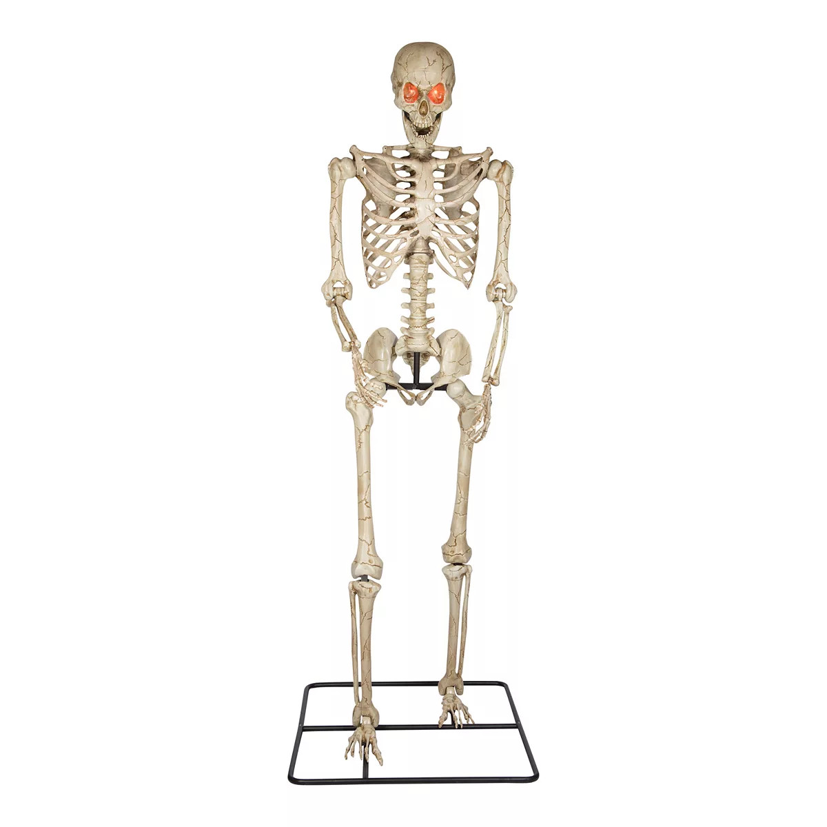 Gemmy 10-ft. Poseable Skeleton with Lighted Red Eyes | Kohl's