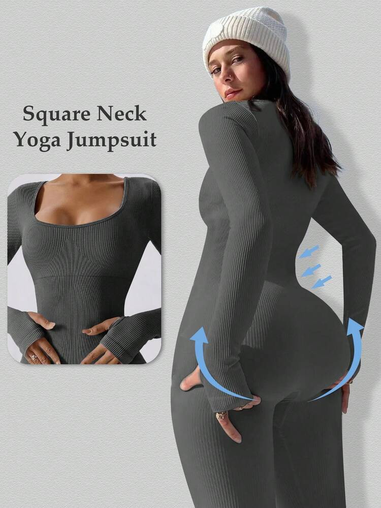 Gray Jump Suit  | SHEIN