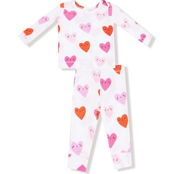 Long Sleeve Loungewear Set, Happy Hearts | Maisonette