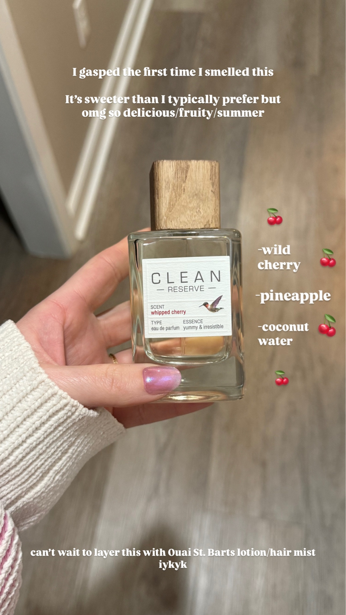 New favorite Spring/Summer scent! Top notes are wild cherry, pineapple, and coconut water. So fruity and delicious! 🍒🍍☀️💖

#LTKGiftGuide #LTKMostLoved #LTKBeauty