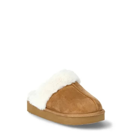 Wonder Nation Little & Big Girls Scuff Slipper | Walmart (US)