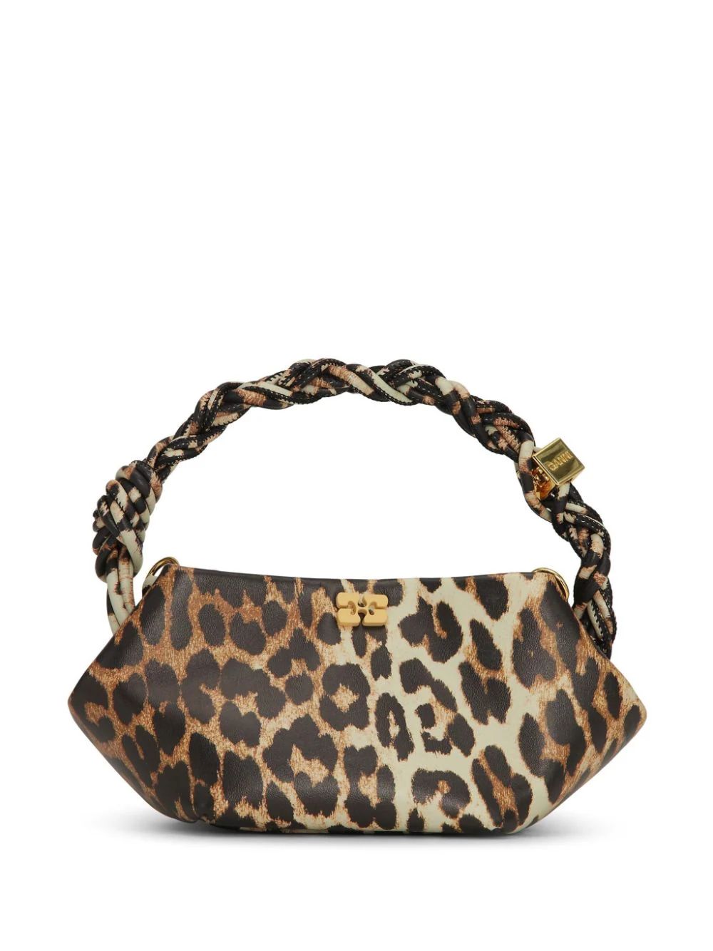 GANNI Mini Bou leopard-print Tote Bag - Farfetch | Farfetch Global
