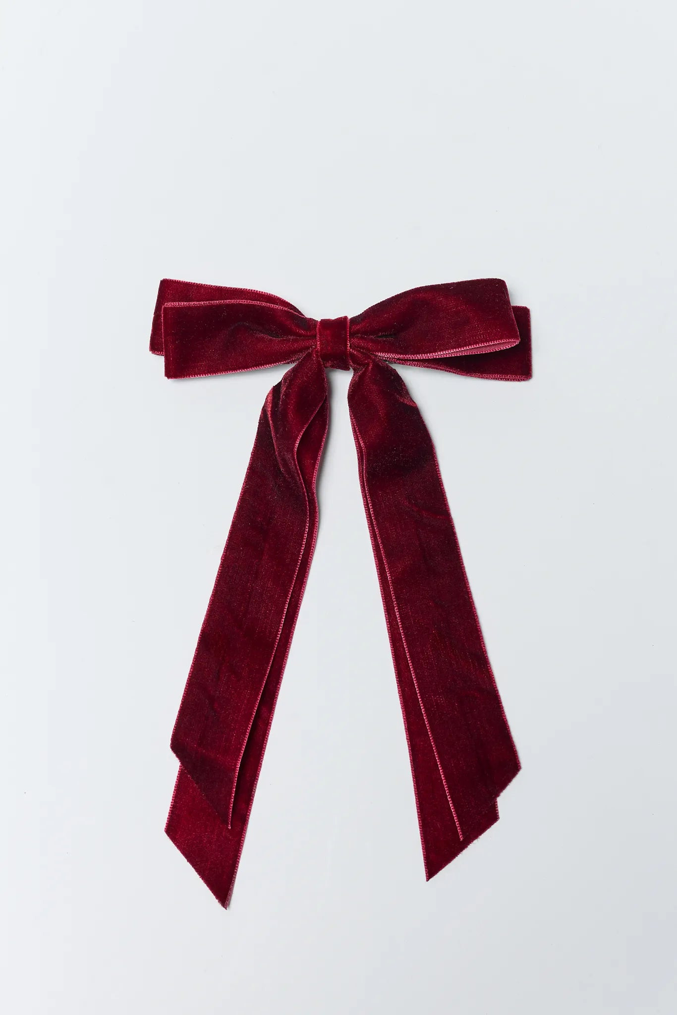 Dorothy Burgundy Velvet Bow | Avara