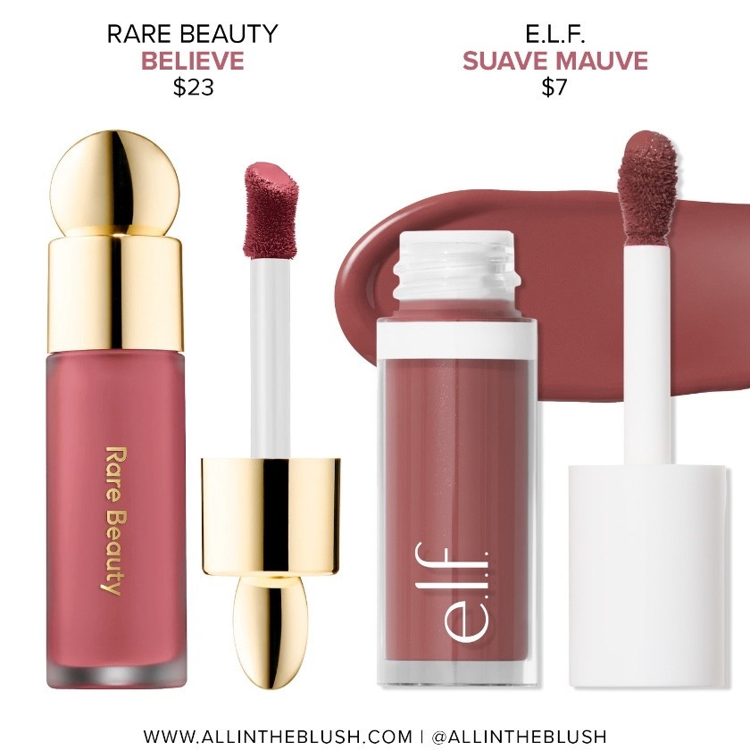 Affordable alternative for Rare Beauty “Believe” Soft Pinch Liquid Blush: e.l.f. Cosmetics Camo Liquid Blush “Suave Mauve”

#LTKBeauty #LTKSaleAlert #LTKootd