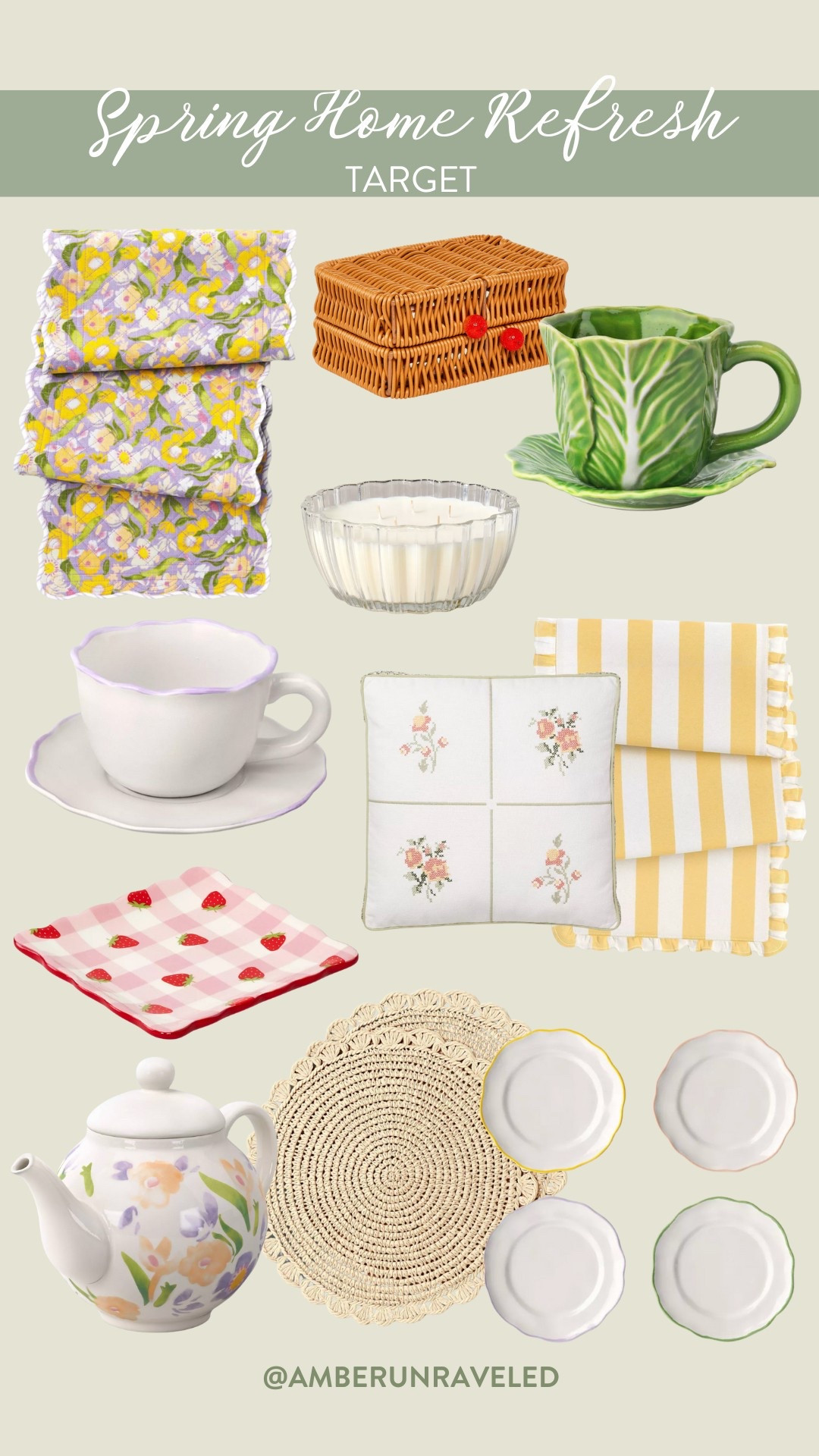 Dreaming of gingham and garden parties! Target's Spring Home refresh is a pastel paradise, perfect for creating the ultimate picnic setup. These adorable pieces, like the strawberry napkins and woven basket, are begging to be packed for a picnic.
#tablescapeinspo #partyessentials #entertaining #kitchenfinds

#LTKHome #LTKSeasonal #LTKStyleTip