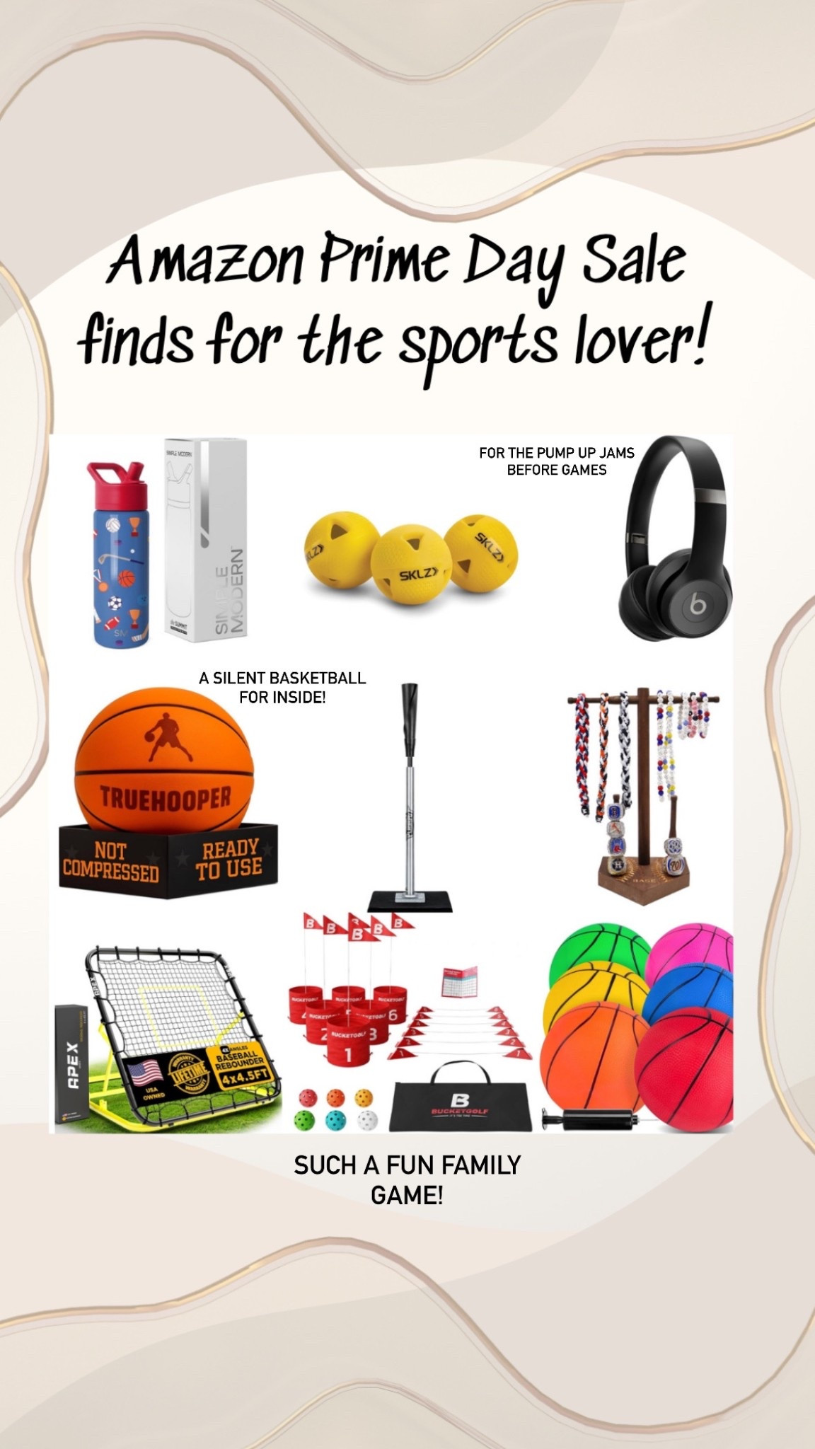 Amazon prime day sale items worth buying for the sports lover! 

Baseball
Basketball 
NBA 
Beats 

#LTKKids #LTKSaleAlert #LTKFamily