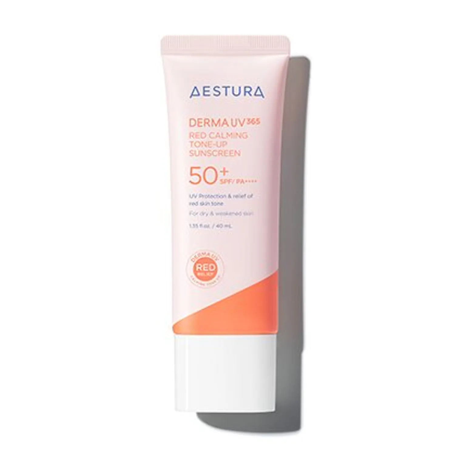 AESTURA Derma UV365 Red Calming Tone-Up Sunscreen 40mL | Olive Young Global