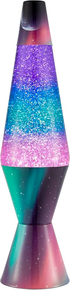 Lava® Lamp - 14.5" Polar Glimmer - The Original Motion Light - Silver Glitter, Multicolor Base a... | Amazon (US)
