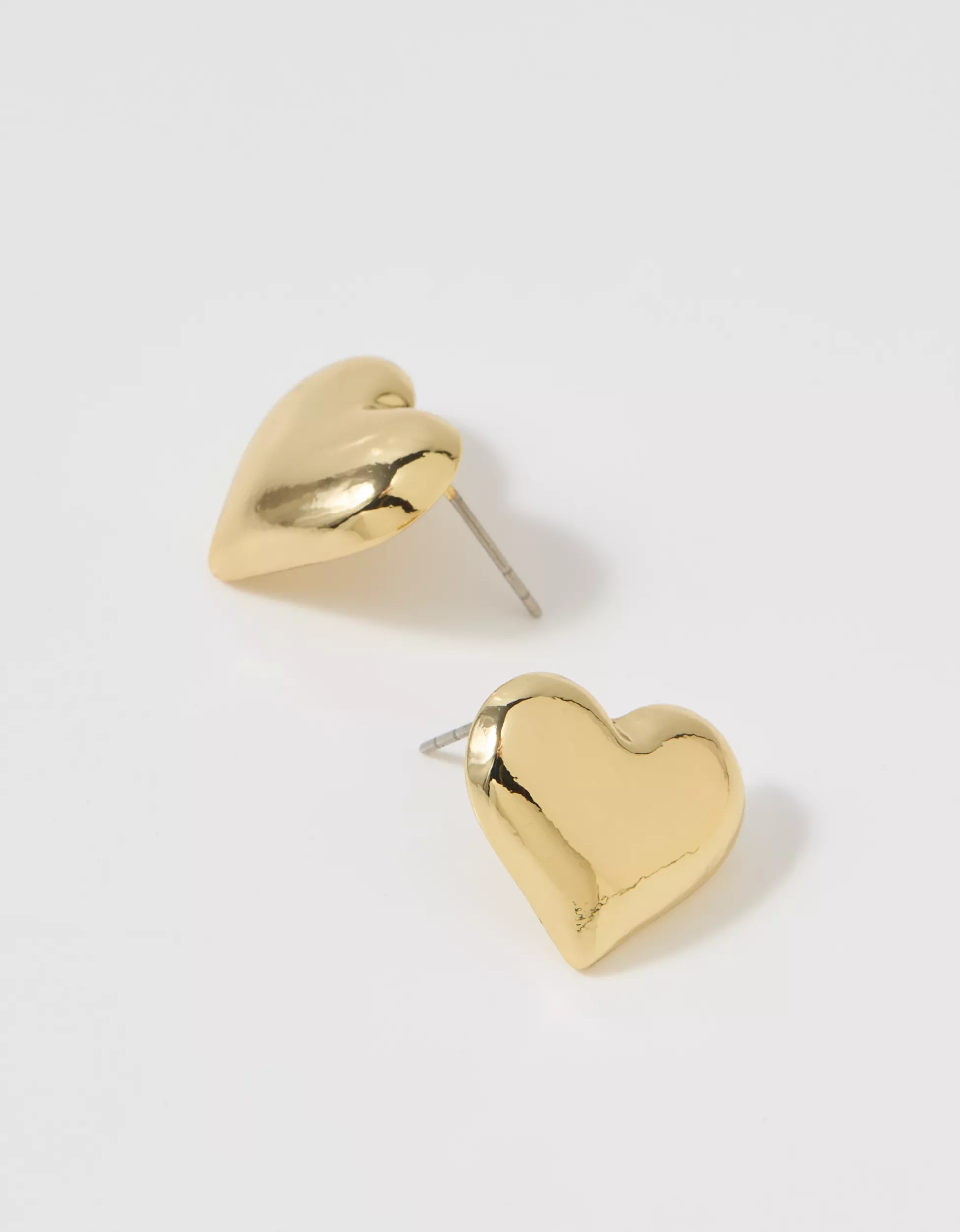 Aerie Bubble Heart Stud Earrings | Aerie