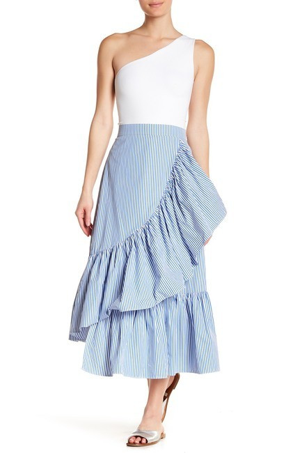 Abound | Striped Poplin Midi Skirt | Nordstrom Rack | Nordstrom Rack