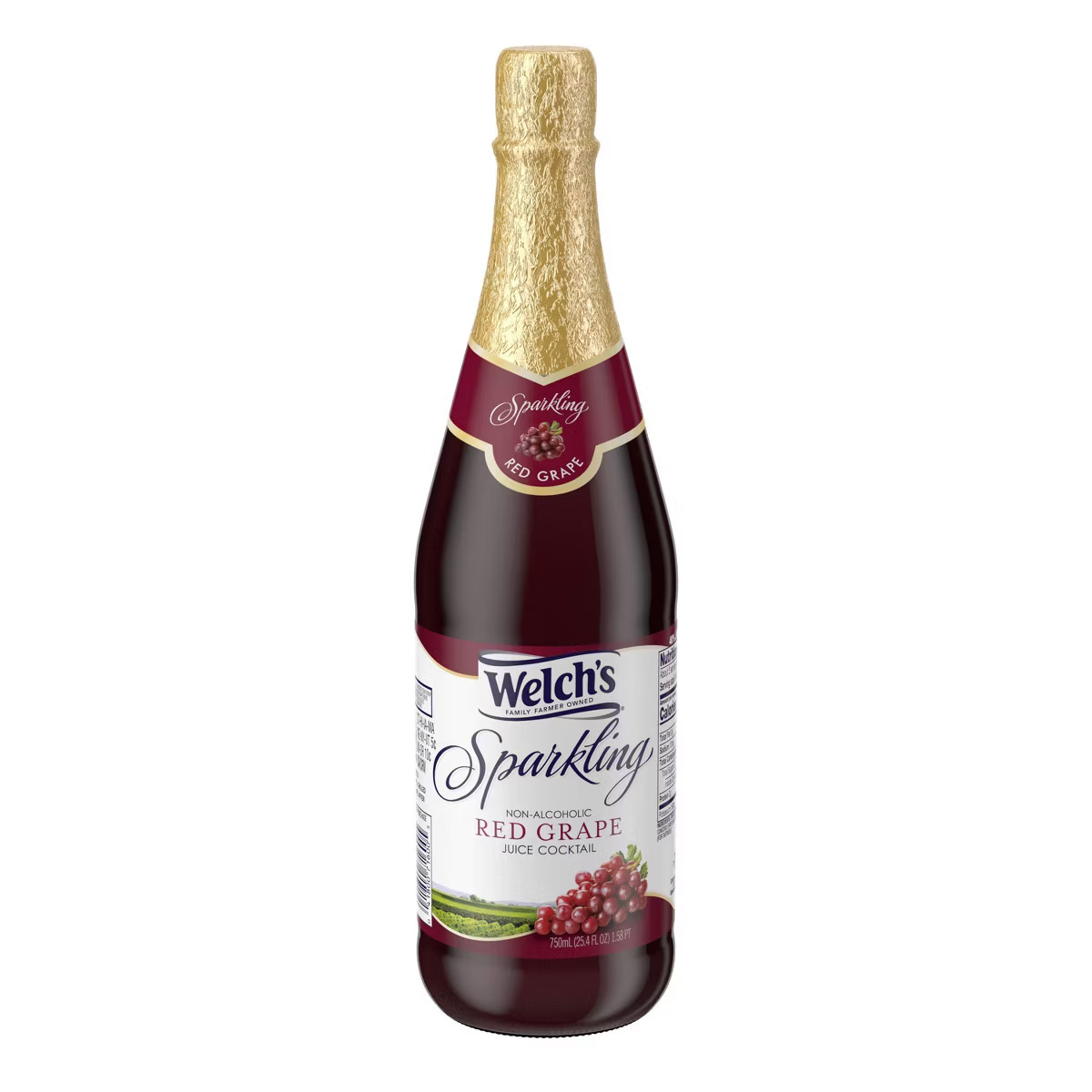 Welch's Sparkling Red Grape Juice - 25.4 fl oz Glass Bottles | Target