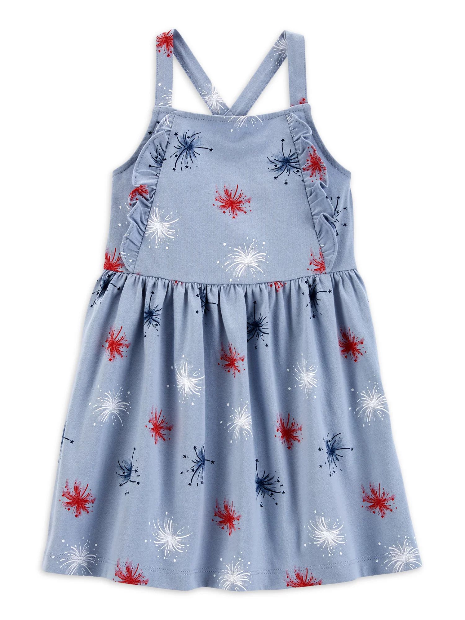 Carter's Child of Mine Toddler Girl Patriotic Dress, Sizes 12M-5T - Walmart.com | Walmart (US)