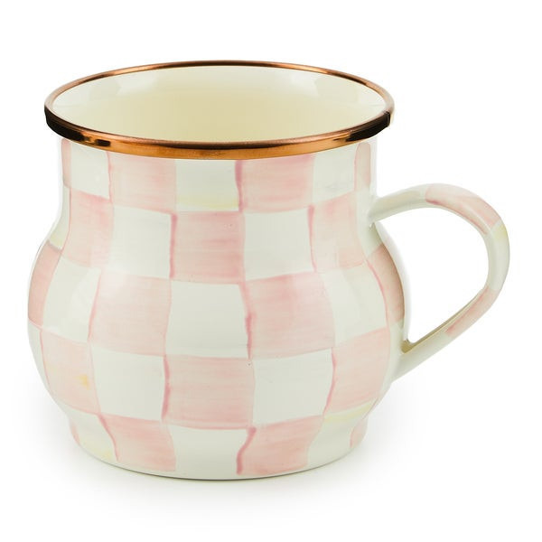 MacKenzie-Childs Rosy Check Mug | MacKenzie-Childs