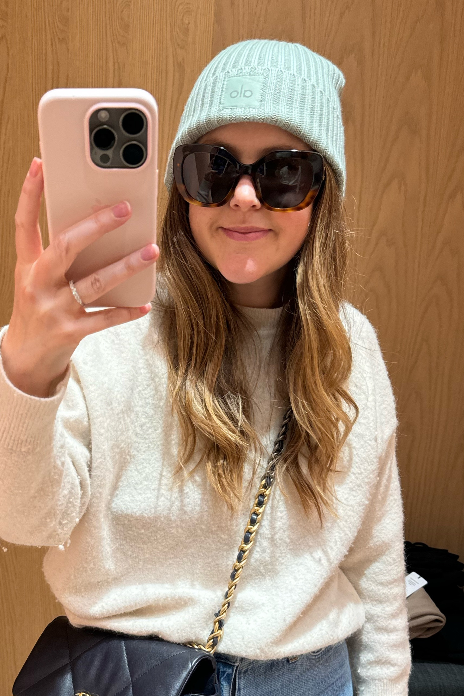 I’ve been eyeing this sage green cashmere beanie for a while now, and I was excited to be able to try it in store! I’m very impressed with the quality and picked it up for myself! It’s the perfect color to wear the rest of winter and it’s under $100.

#LTKstyletip #LTKSeasonal #LTKfindsunder100