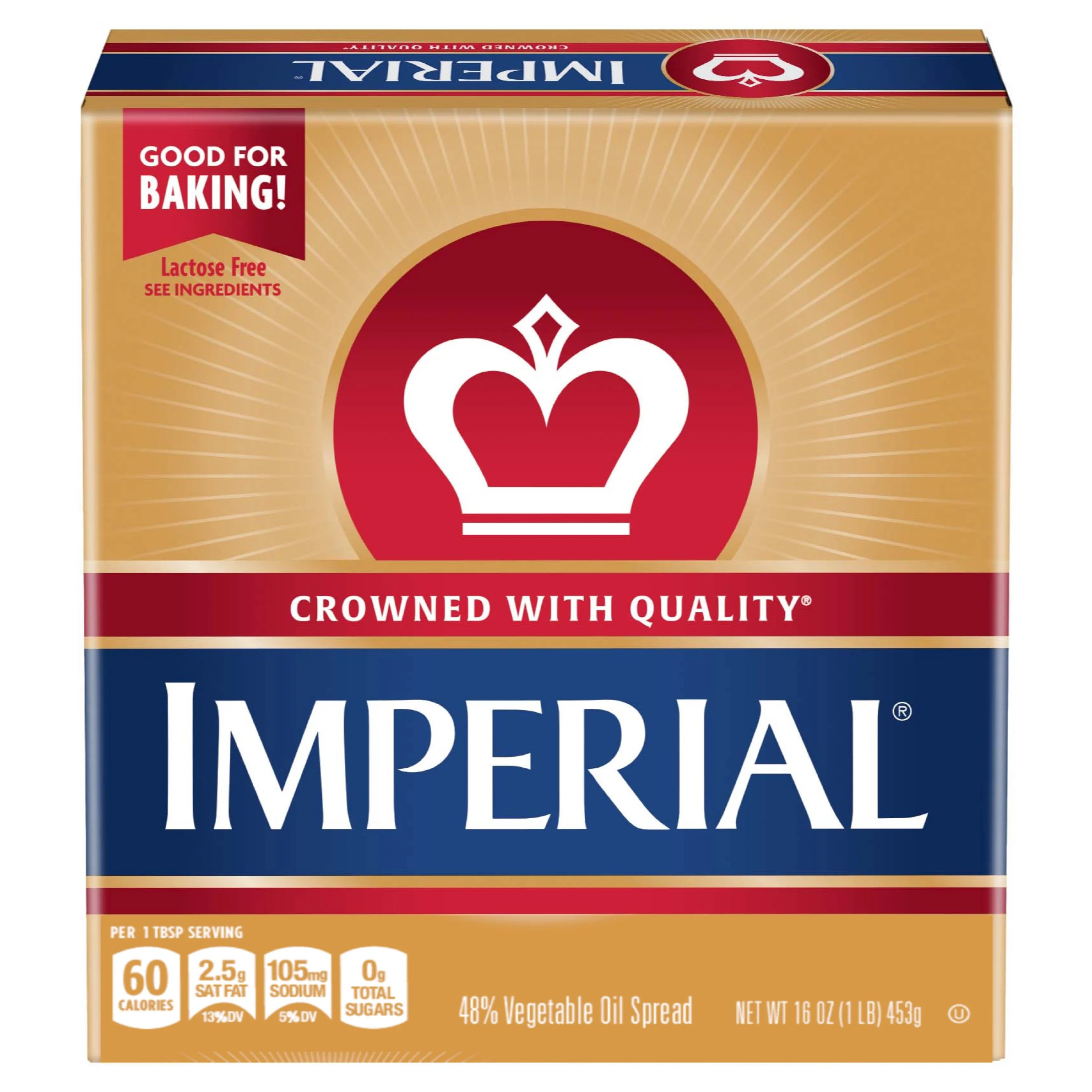 Imperial Vegetable Oil Spread, 16 oz Box, 4 Sticks (Refrigerated) | Walmart (US)
