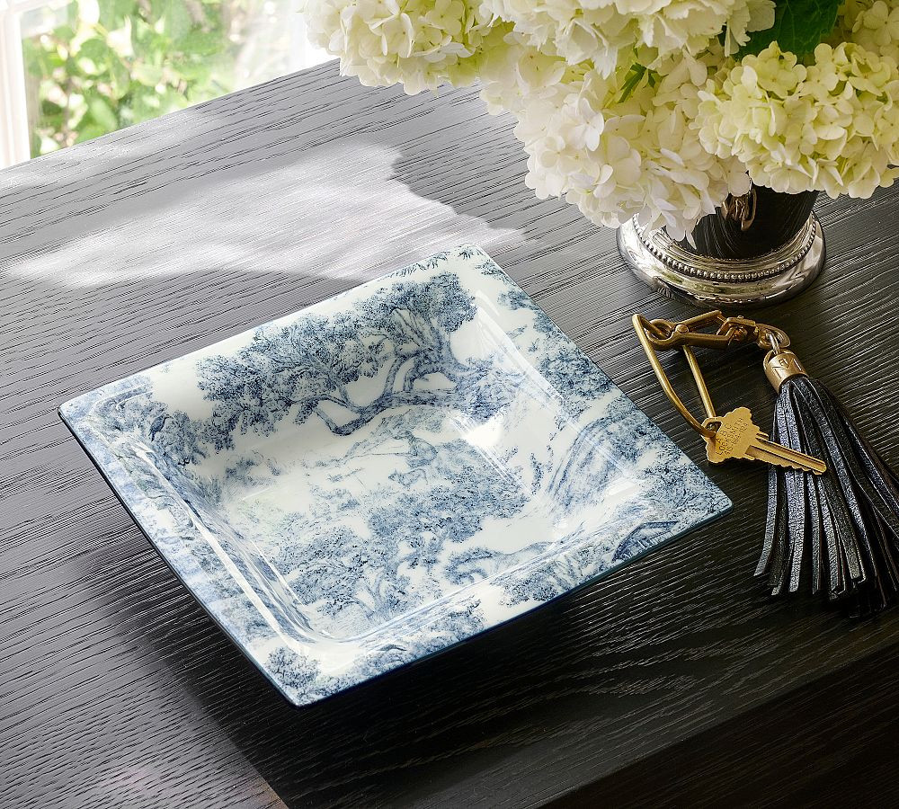 Brandon Maxwell Groveland Toile Catchall | Pottery Barn (US)