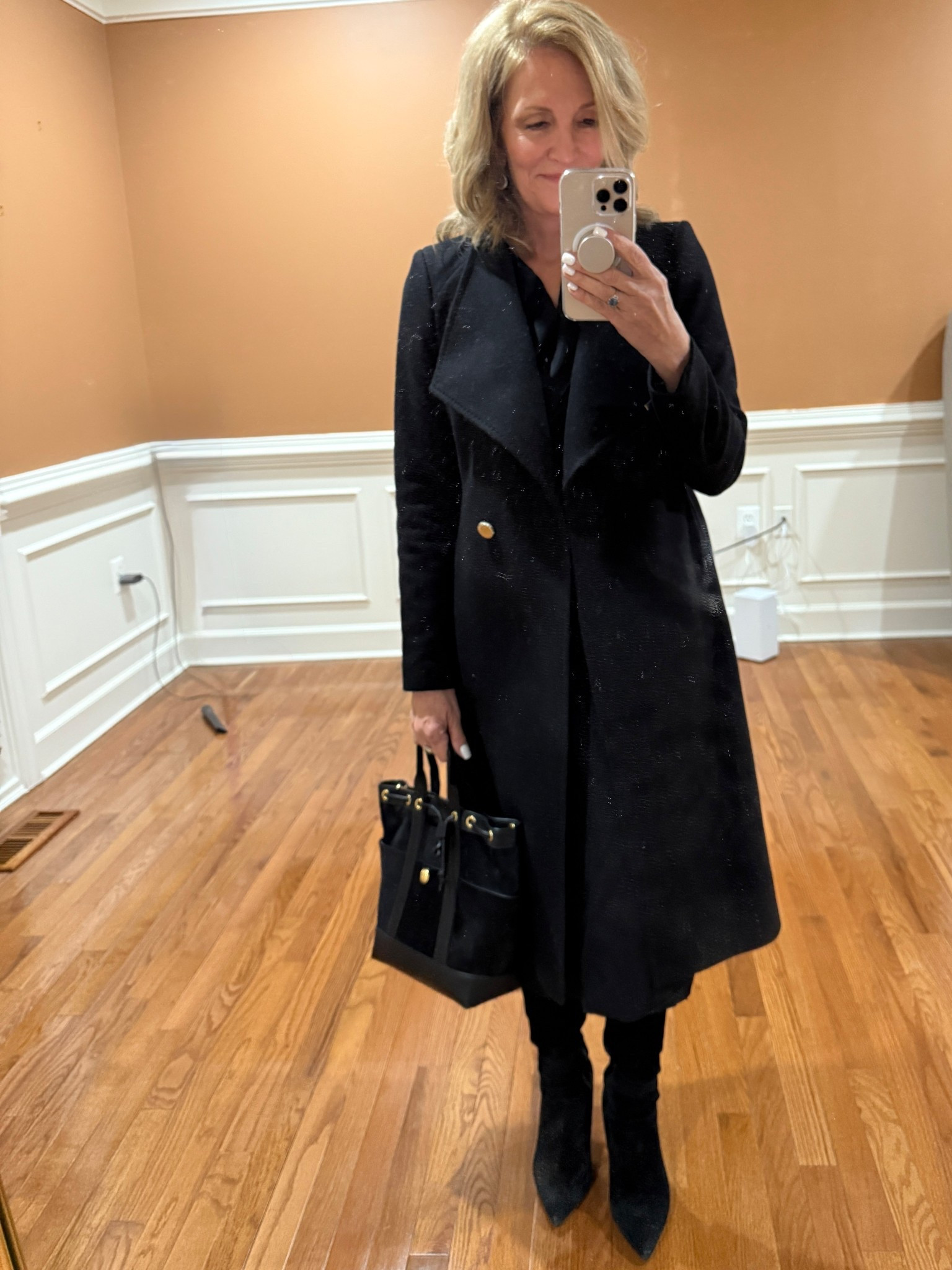 A perfect gorgeous black coat 