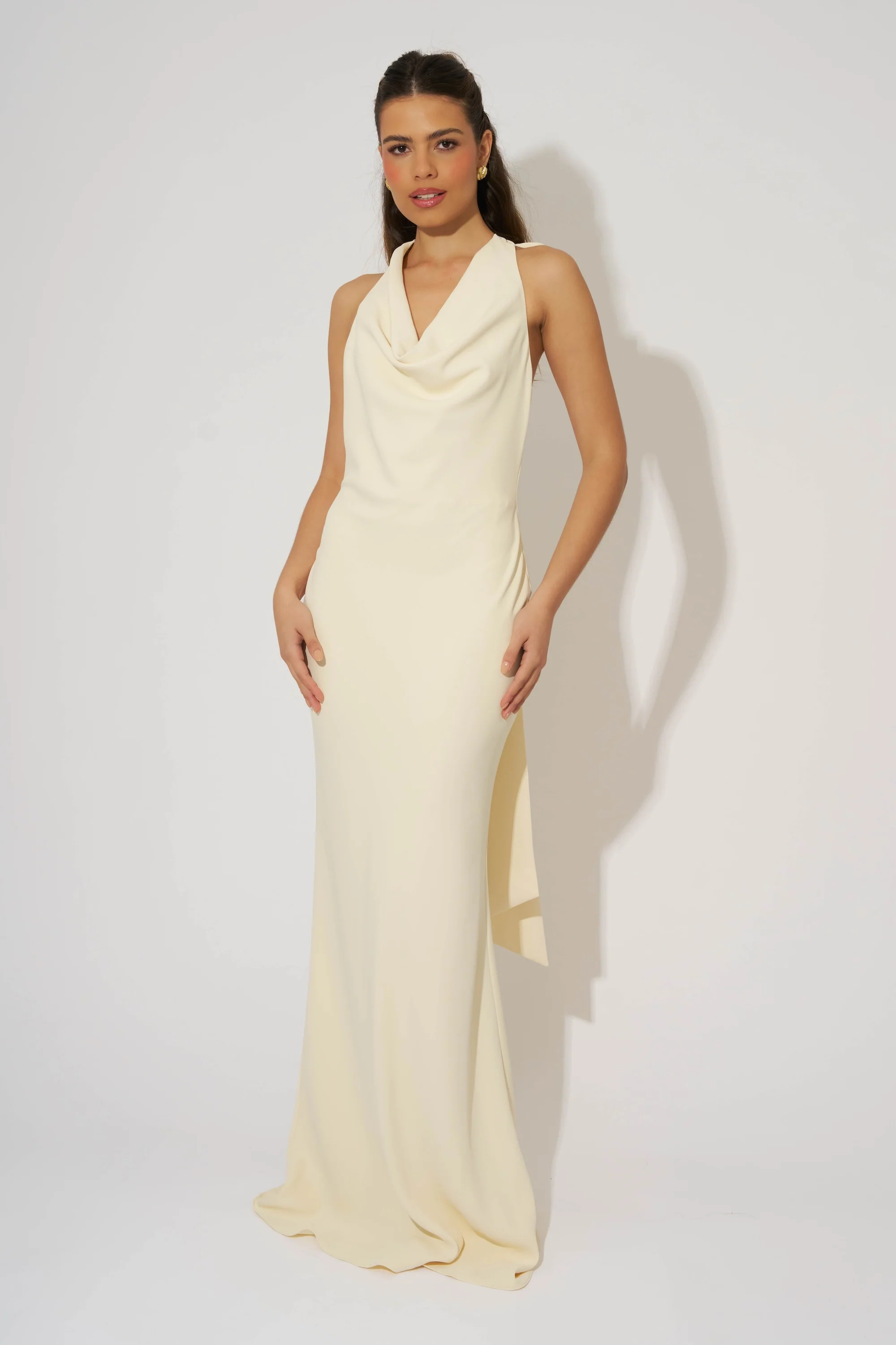 Cowl Neck Maxi Dress | Odd Muse