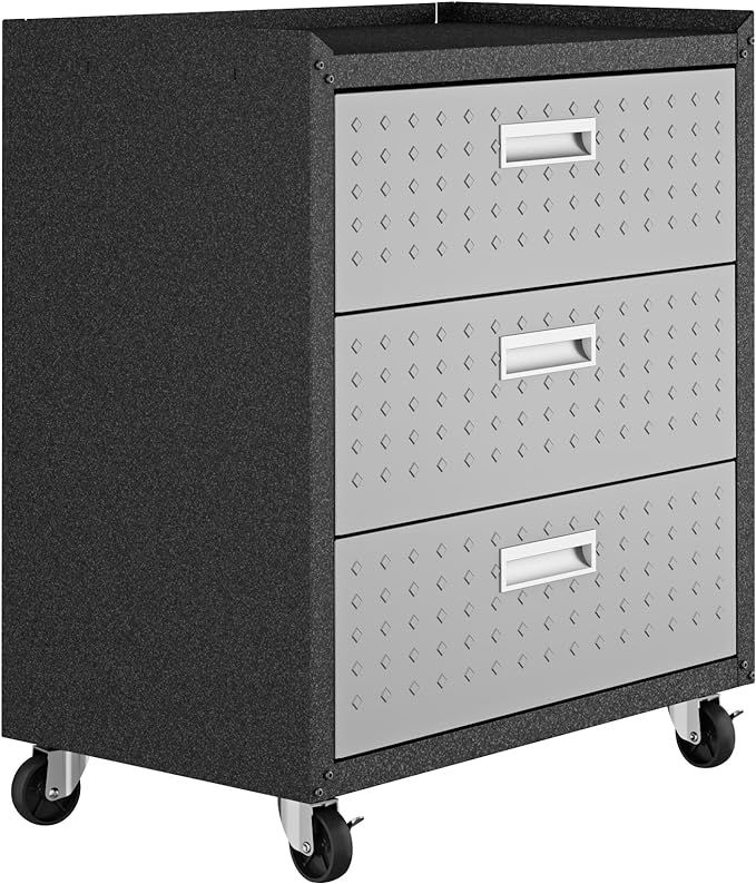 Manhattan Comfort Fortress Collection Convenient Durable Mobile Garage Chest Great for Tools and ... | Amazon (US)