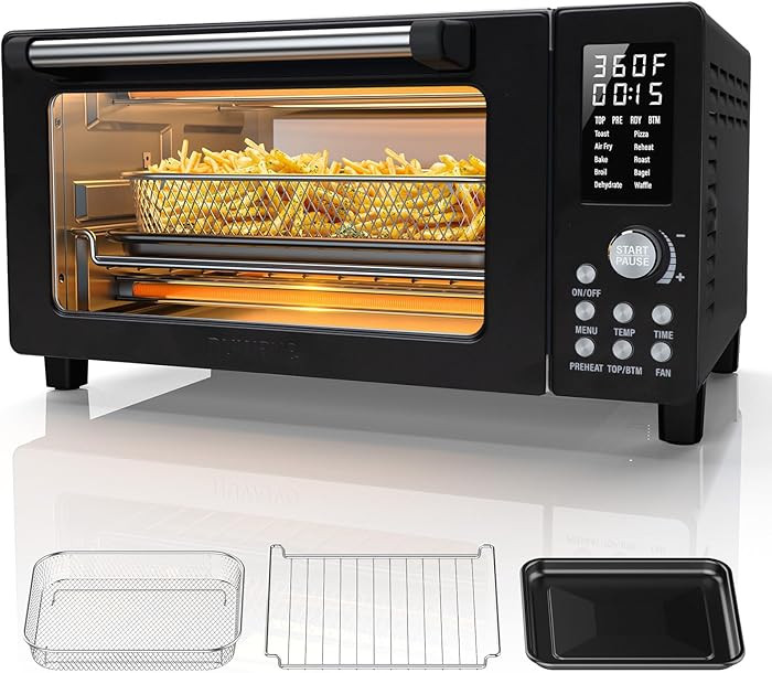 Nuwave Bravo Pro Convection Air Fryer Toaster Oven Combo, 2025 New and Improved, 10-in-1, 50°-45... | Amazon (US)
