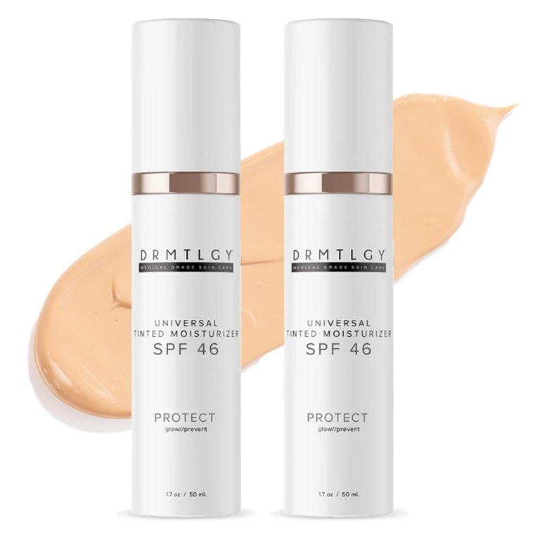 DRMTLGY Anti-Aging Tinted Moisturizer with SPF 46. Universal Tint. All-In-One Light Coverage Shee... | Walmart (US)