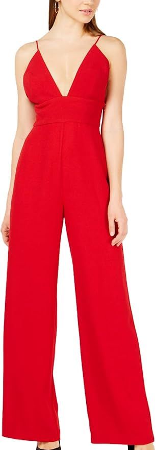 Leyden | Deep-V Jumpsuit | Red | Amazon (US)