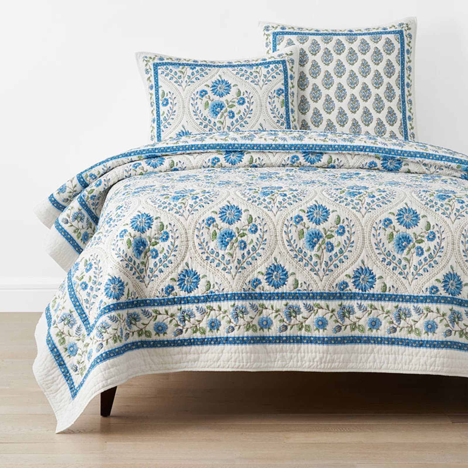 Neroli Voile Quilt - Blue Multi, Twin | The Company Store