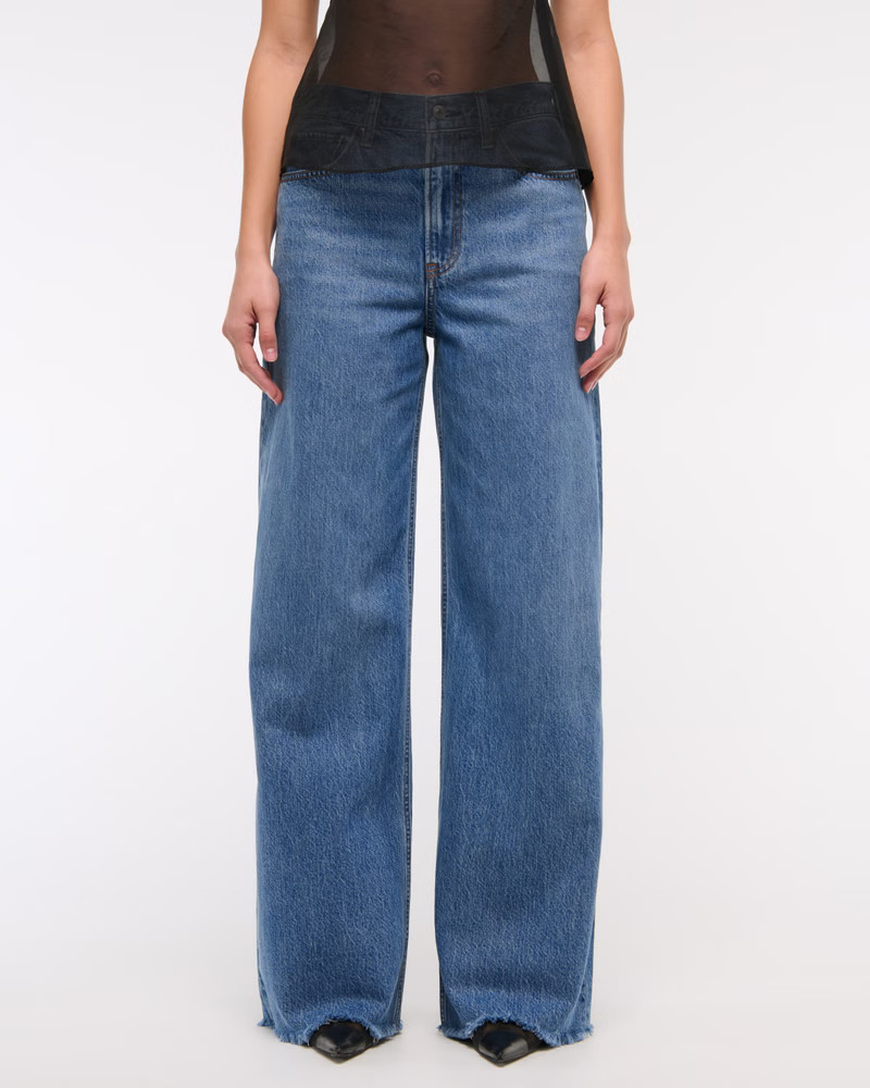 High Rise Wide Leg Jean | Abercrombie & Fitch (US)