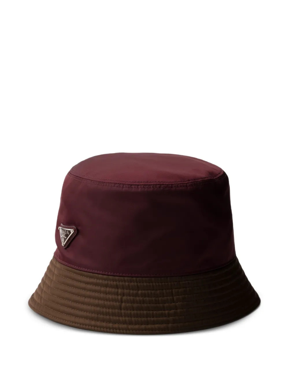 Prada Re-Nylon two-tone bucket hat - Red | Farfetch Global