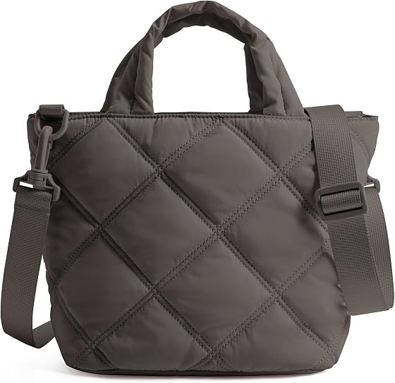 BAGSMART Crossbody Bags for Women, Lightweight Purses for Women, Quilted Puffer Tote Handbags for Daily Use,Shop,Travel | Amazon (US)
