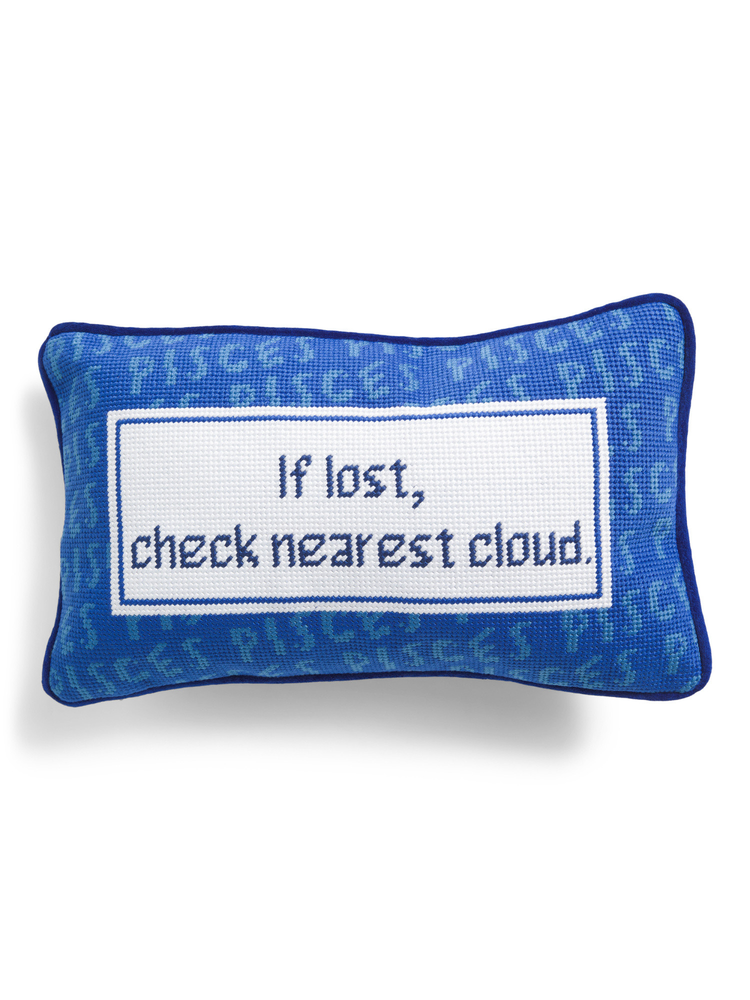 9x15 Pisces Needlepoint Pillow | Throw Pillows | Marshalls | Marshalls