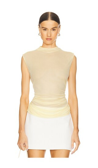 L'Academie Tine Top in Yellow. - size M | Revolve Clothing (Global)