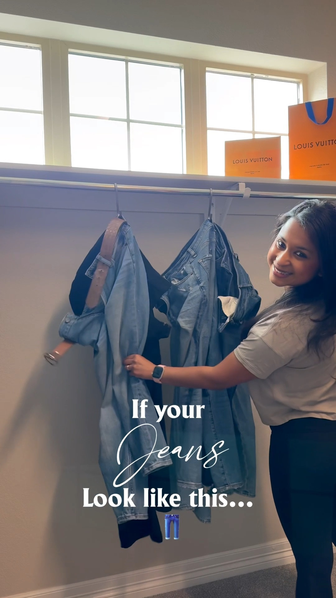 I was over this Pile of Jeans👖 
This ONE thing made all the difference 
No more refolding. No more digging thru piles. 

Save this for your next reset ✨

#organization #homeorganizing #reset 

#LTKHome #LTKvlog #LTKmomlife