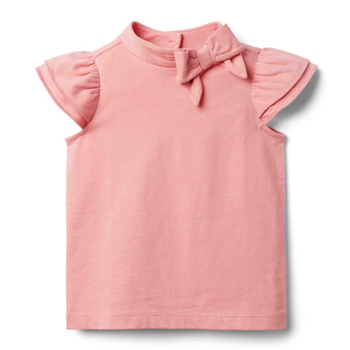 Ruffle Sleeve Bow Jersey Top | Janie and Jack