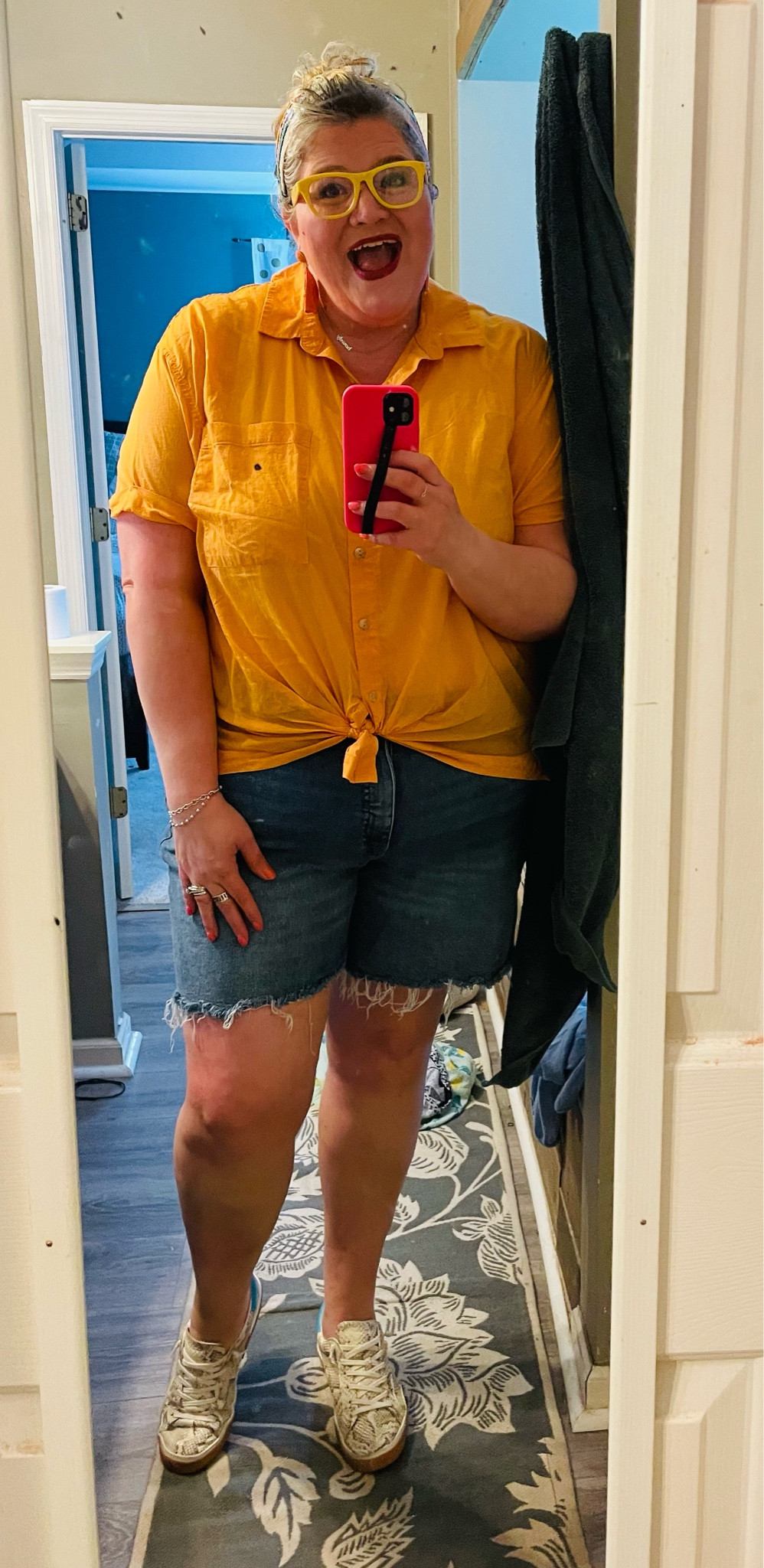 Love a fun casual shorts day! 🎉

#LTKcurves #LTKstyletip #LTKSeasonal