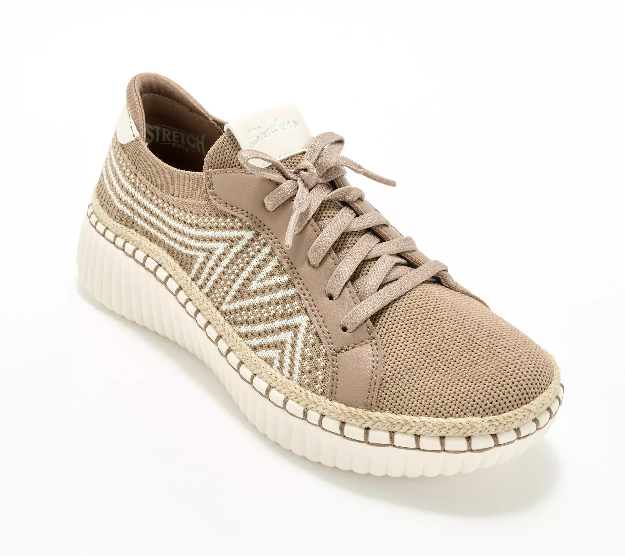 Skechers Wilshire Blvd Washable Vegan Lace-Up Sneaker - Bellevue - QVC.com | QVC