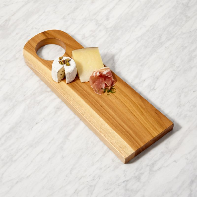 Teak Root Reclaimed Wood Serving Board + Reviews | Crate and Barrel | Crate & Barrel