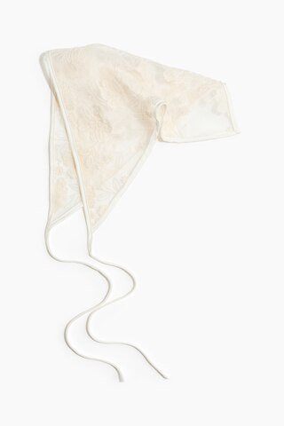 H & M - Lace Headscarf - White | H&M (US + CA)