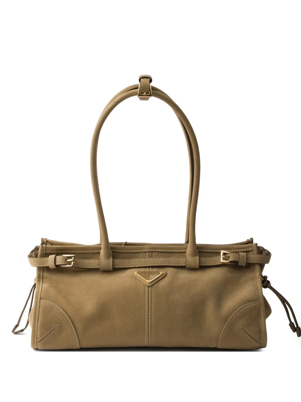 Prada Bonnie medium nubuck leather tote bag - Neutrals | Farfetch Global