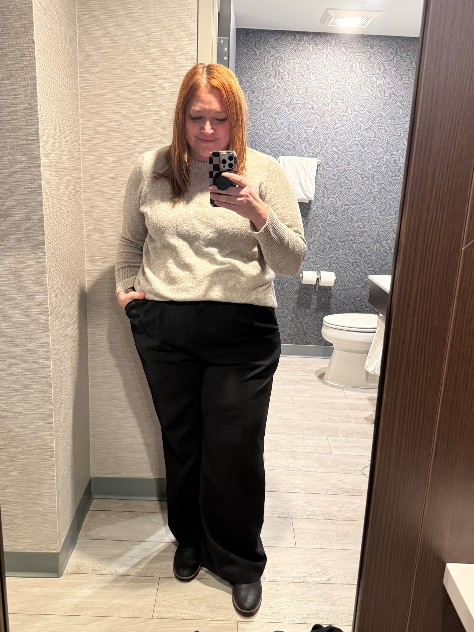 Easy work outfit I wore in rainy DC for a conference.

#LTKPlusSize #LTKWorkwear #LTKMidsize
