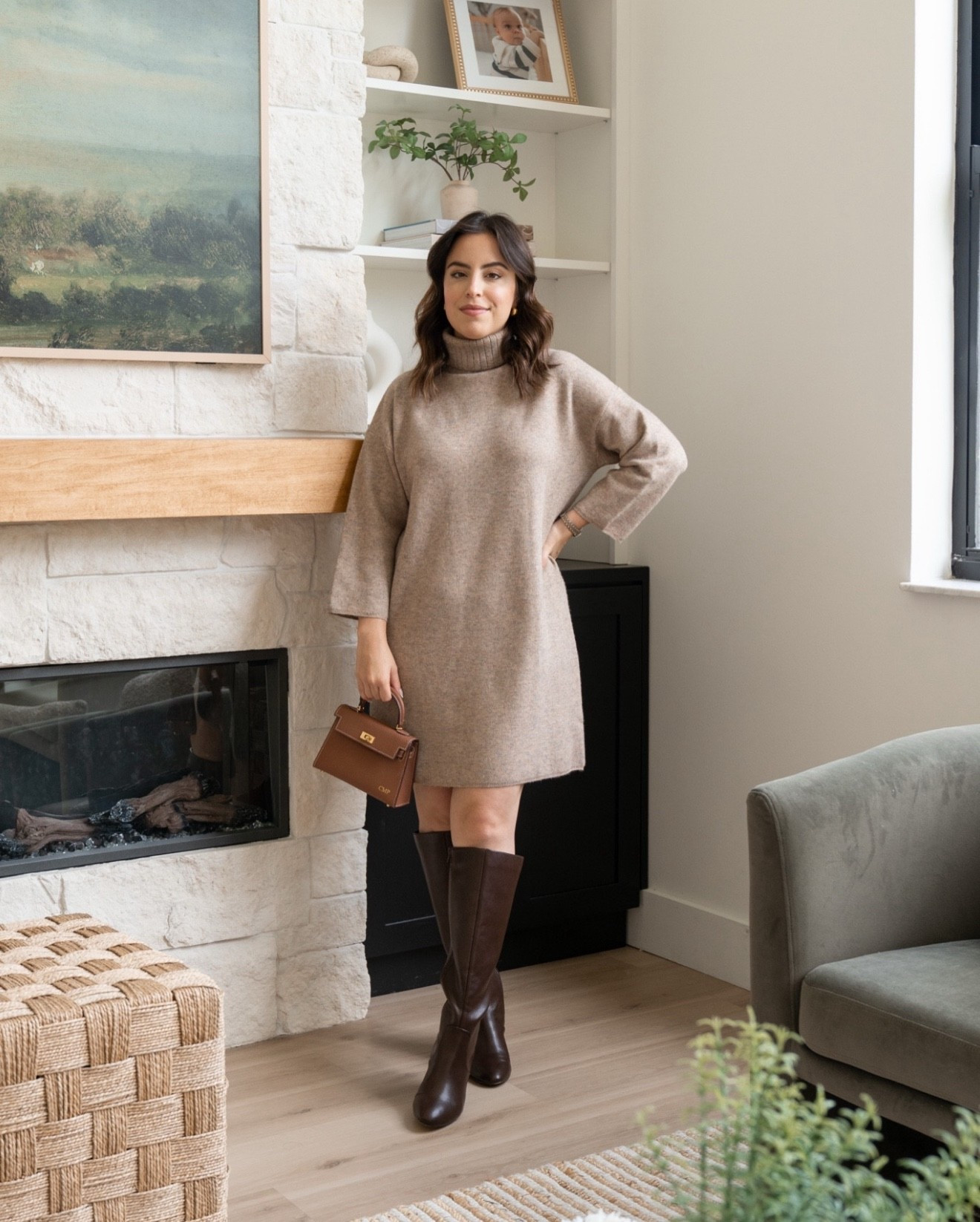 Nothing beats a good sweater dress and boots for a brunch date. It’s the ultimate outfit for staying warm without sacrificing style!

weekend style, elegant look, dressy outfit, brunch date, date night look,outfit inspo, autumn wardrobe, neutral dress

#LTKSeasonal #LTKPetite #LTKU