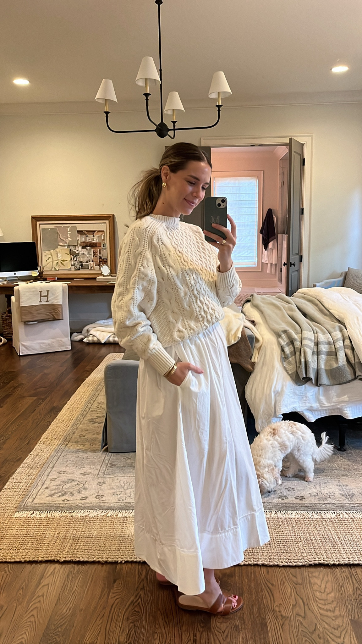 I cannot recommend this skirt enough! I am currently seven months pregnant and absolutely love how I still get to feel cute and stylish! 
And this Target cable knit sweater is the perfect fall staple 

#LTKSeasonal #LTKBump #LTKFindsUnder50