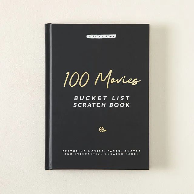 100 Movies Scratch Off Bucket List Book | UncommonGoods