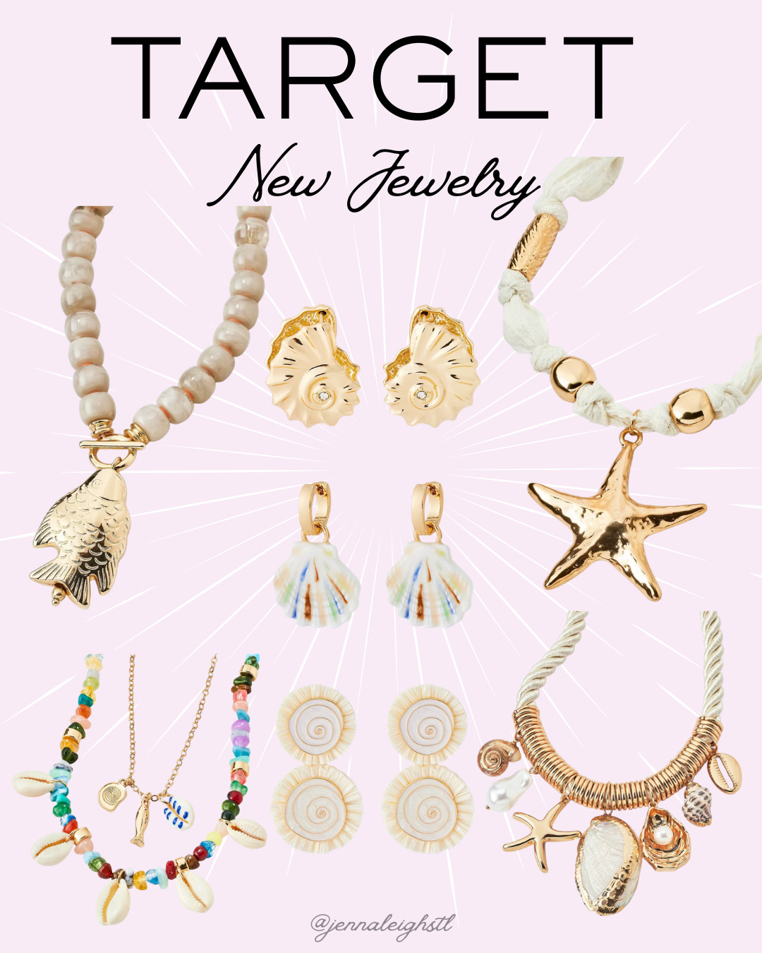 Loving the shell, beach, and fish jewelry trend right now and Target has so many new pieces to choose from. Such a fun way to add a coastal vibe to your everyday outfits. 

 #LTKootd #LTKSeasonal #LTKMidsize