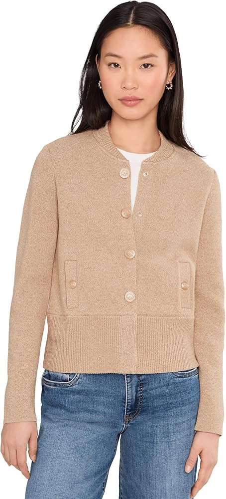 NIC+ZOE womens Knit Bomber Snap Jacket | Amazon (US)