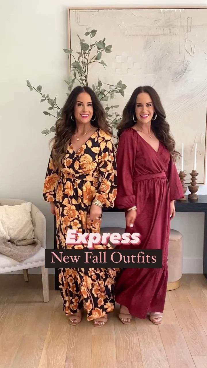 1, 2, 3, 4, 5, 6, 7, 8 or 9 - which new @express 40% OFF fall outfits do y’all like best? 🍂 We are so excited to share some super cute new tops, dresses and jeans with y’all that are all on sale this weekend ONLY! We are loving the pretty burgundy, teal, yellow and pink shades so much! The Express fall styles are so fun and feature florals, pleats, satin and more. Head to our NEW IG stories for a try on of all these outfits shown. Leave a comment below if you’d like us to DM you any links! Styles are going quickly with the sale so don’t wait to check out! Also, we sized up one size in the jeans for the best fit. They are so comfy! We hope y’all have a great day! ~ L & W 



#LTKstyletip #LTKunder100 #LTKsalealert
