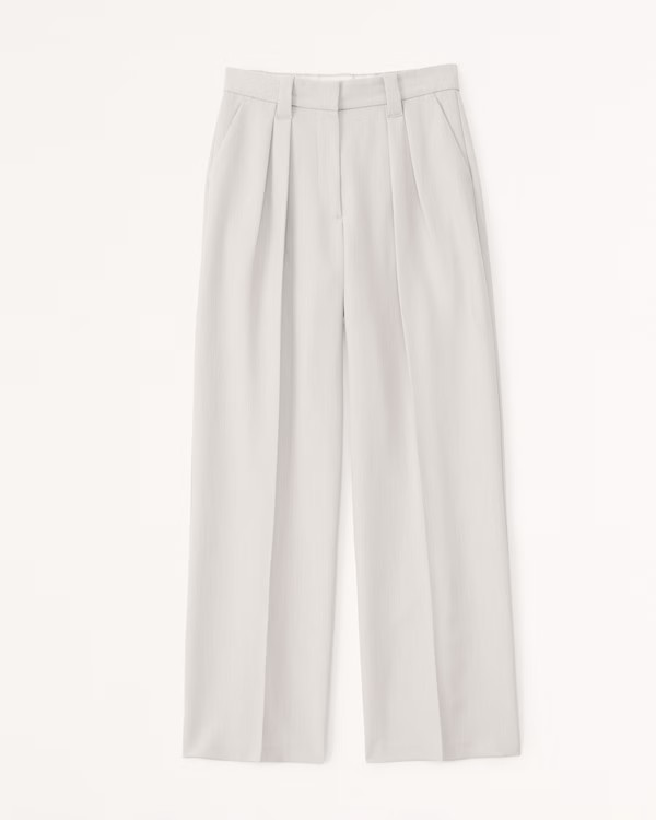 Women's Tailored Ultra Wide-Leg Pant | Women's Bottoms | Abercrombie.com | Abercrombie & Fitch (US)