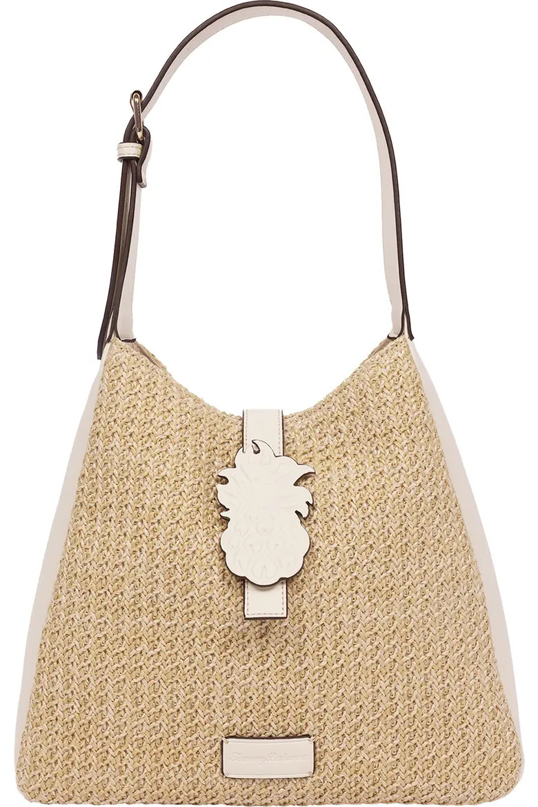 Tommy Bahama Logo Tab Raffia Shoulder Bag (Women) | Nordstromrack | Nordstrom Rack